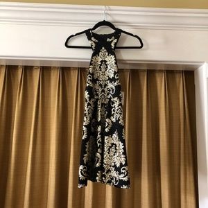 Black and Gold Dress